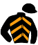 casaque portée par Lebourgeois Y. jockey du cheval de course JANGO MATICA, information pmu ZETURF
