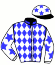 casaque portée par Vogt Mlle S. jockey du cheval de course BUSTOPHER JONES, information pmu ZETURF casaque portée par Vogt Mlle S. jockey du cheval de course BUSTOPHER JONES, information pmu ZETURF