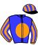 casaque portée par Belmont Cés. jockey du cheval de course FASHIONABLY, information pmu ZETURF
