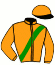 casaque portée par Neirinck Ado. jockey du cheval de course HELVIRA, information pmu ZETURF