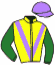 casaque portée par Pietsch A. jockey du cheval de course FABIOLA HILL, information pmu ZETURF