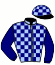 casaque portée par Chartier Fra. jockey du cheval de course JACKPOT D'ISQUES, information pmu ZETURF casaque portée par Chartier Fra. jockey du cheval de course JACKPOT D'ISQUES, information pmu ZETURF