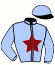 casaque portée par Lopes Duarte Nun. M. jockey du cheval de course WAITARA, information pmu ZETURF