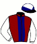 casaque portée par Hardouin E. jockey du cheval de course ZWIALH, information pmu ZETURF