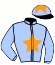 casaque portée par Duporte Mme A. jockey du cheval de course DON ILIAS, information pmu ZETURF