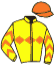 casaque portée par Claudic J. jockey du cheval de course ETEL, information pmu ZETURF
