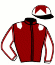 casaque portée par Duporte Mme A. jockey du cheval de course MAGIC WORLD, information pmu ZETURF