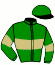 casaque portée par Hardouin E. jockey du cheval de course VARINKA, information pmu ZETURF