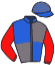 casaque portée par Breux S. jockey du cheval de course WARNING AT SEA, information pmu ZETURF