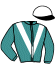 casaque portée par Vogt Mlle S. jockey du cheval de course MOUKOKO, information pmu ZETURF