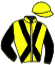 casaque portée par Thiefaine D. jockey du cheval de course ISLA, information pmu ZETURF casaque portée par Thiefaine D. jockey du cheval de course ISLA, information pmu ZETURF