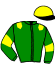 casaque portée par Melis Macias J. jockey du cheval de course LANSELOD LENN, information pmu ZETURF casaque portée par Melis Macias J. jockey du cheval de course LANSELOD LENN, information pmu ZETURF
