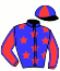 casaque portée par Legros M. jockey du cheval de course KIKEN GASHI, information pmu ZETURF