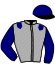 casaque portée par Bizoux Mic. jockey du cheval de course JOKAI DES ROIS, information pmu ZETURF