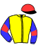 casaque portée par Depypere Tim. jockey du cheval de course LISETTE DE WATOU, information pmu ZETURF