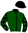 casaque portée par Androuin M. jockey du cheval de course HEROS DE LA COUR (AQ), information pmu ZETURF