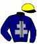 casaque portée par Bernard A. jockey du cheval de course PREDETERMINED (IE), information pmu ZETURF