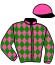 casaque portée par Salmon D. jockey du cheval de course DOM KAKI (FR), information pmu ZETURF