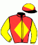 casaque portée par Thomas Dam. jockey du cheval de course ETOILE DU PILORI (FR), information pmu ZETURF