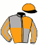 casaque portée par De Chitray A. jockey du cheval de course DEAUSEILLE (AQ), information pmu ZETURF