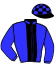 casaque portée par Blanchouin T. jockey du cheval de course O'GOSHI (FR), information pmu ZETURF