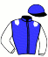 casaque portée par Coupu A. jockey du cheval de course DOLL ALLEN (AQ), information pmu ZETURF