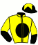 casaque portée par D' Andigne O. jockey du cheval de course AL KHARAITIYAT (FR), information pmu ZETURF