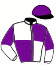 casaque portée par Blanchouin T. jockey du cheval de course AKA LOUNA, information pmu ZETURF