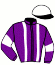 casaque portée par Bernard A. jockey du cheval de course STORMY FLOO, information pmu ZETURF