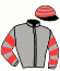 casaque portée par Jouin O. jockey du cheval de course BUTTERFLY DU MOU, information pmu ZETURF