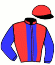 casaque portée par Lajon W. jockey du cheval de course MARAOUNA, information pmu ZETURF casaque portée par Lajon W. jockey du cheval de course MARAOUNA, information pmu ZETURF