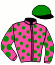 casaque portée par Jouin O. jockey du cheval de course JOIE DES OBEAUX, information pmu ZETURF