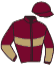 casaque portée par Coupu A. jockey du cheval de course BISTROT HAS, information pmu ZETURF