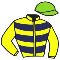 casaque portée par Dumouch Th. jockey du cheval de course BLADE, information pmu ZETURF