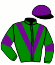 casaque portée par Mayeur R. jockey du cheval de course EXTRAGADOR, information pmu ZETURF casaque portée par Mayeur R. jockey du cheval de course EXTRAGADOR, information pmu ZETURF
