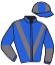 casaque portée par Rousseau L. jockey du cheval de course PENNYWELL, information pmu ZETURF