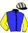 casaque portée par Chuette Mlle S. jockey du cheval de course LADIVA, information pmu ZETURF