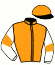 casaque portée par Barbaud K. jockey du cheval de course KAICLATHOLUKEV, information pmu ZETURF