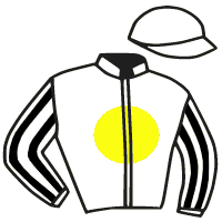 casaque portée par Bails Mlle L. jockey du cheval de course DIEPPE, information pmu ZETURF