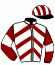 casaque portée par Lefebvre Mr C. jockey du cheval de course MASTERROSE, information pmu ZETURF