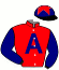 casaque portée par Eon Mlle M. jockey du cheval de course ANTHARIS, information pmu ZETURF casaque portée par Eon Mlle M. jockey du cheval de course ANTHARIS, information pmu ZETURF