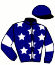 casaque portée par Barille Y. jockey du cheval de course ESPOIR DE LA MONE, information pmu ZETURF casaque portée par Barille Y. jockey du cheval de course ESPOIR DE LA MONE, information pmu ZETURF