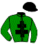 casaque portée par Claudic B. jockey du cheval de course ALCOBAVI, information pmu ZETURF
