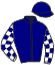 casaque portée par Provost D. jockey du cheval de course JACQUEMINE, information pmu ZETURF