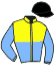 casaque portée par Crastus A. jockey du cheval de course SUNNY ANGEL, information pmu ZETURF