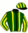 casaque portée par Nobili M. jockey du cheval de course COEUR D'ARGENT, information pmu ZETURF