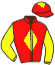 casaque portée par Duchene Med. jockey du cheval de course KATIPIO, information pmu ZETURF