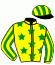 casaque portée par Jouin O. jockey du cheval de course FLOMO, information pmu ZETURF