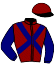 casaque portée par Blainville T. jockey du cheval de course KALINE DU CHESNAY, information pmu ZETURF