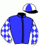 casaque portée par Raffin O. jockey du cheval de course GRACE OF CITRUS (FR), information pmu ZETURF